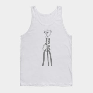 Rock climbing stick clip Tank Top